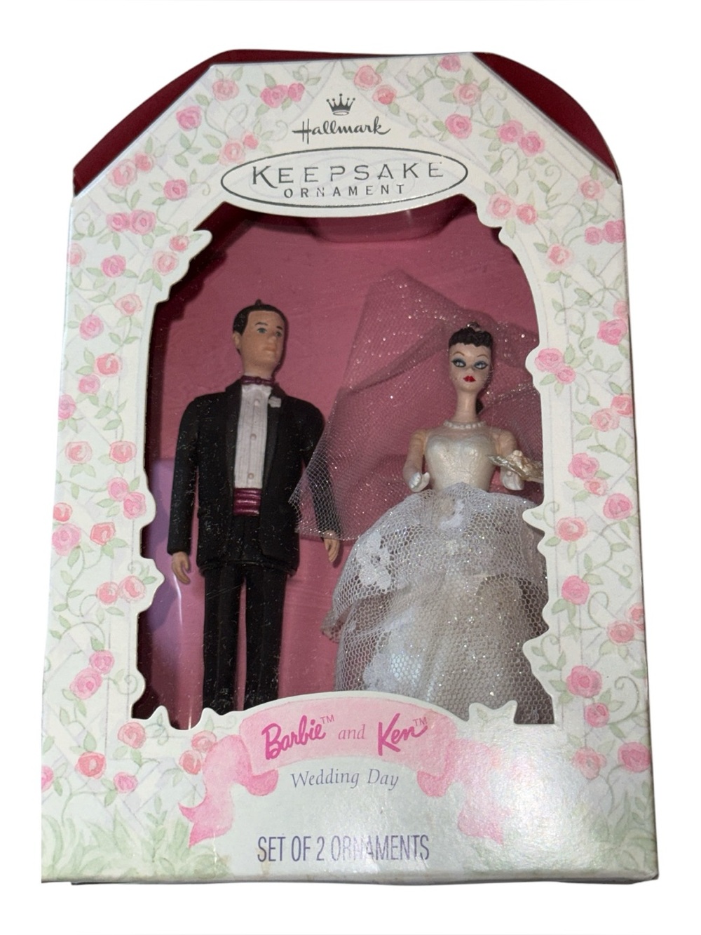 Hallmark Keepsake Barbie & Ken Wedding Day Ornament Set 1997 NIB VtgCollectible